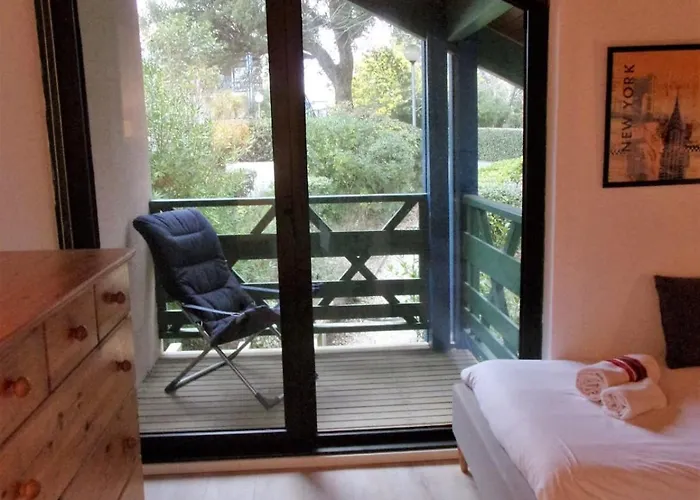 בית נופש Beautiful 67 M Duplex With Gardengolf View *